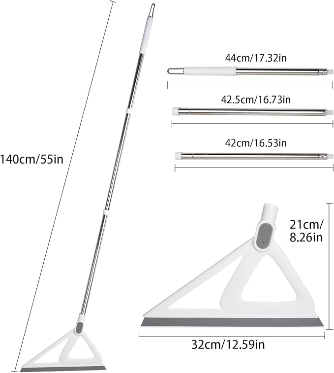 Multifunction Silicone Broom，Squeegee Broom Sweeping Water and Pet Hair，Rubber - Image 2