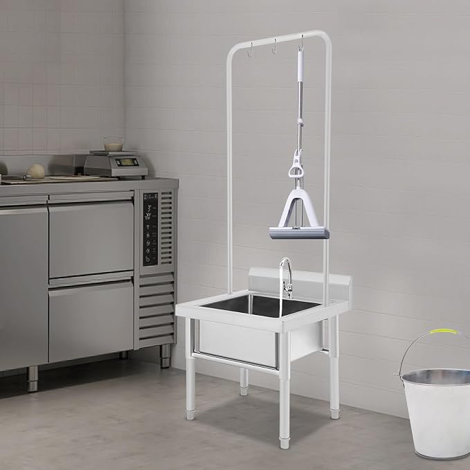 Stainless Steel Floor Mop Sink, Freestanding Mop Sink - Image 2