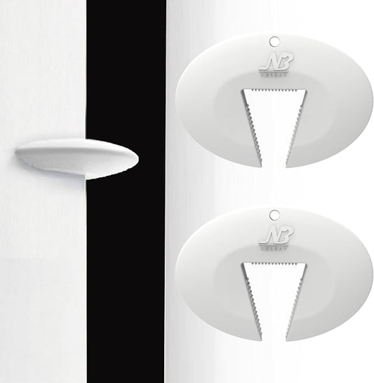 Door Pinch Guard and Door Slam Stopper, Durable Silicone Door Finger Pinch Guard by Neobay