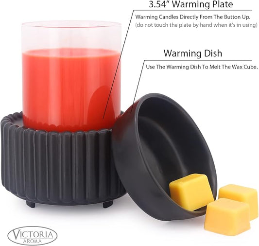 Ceramic Wax Melt Warmer 3-in-1 Candle Wax Warmer - Image 2