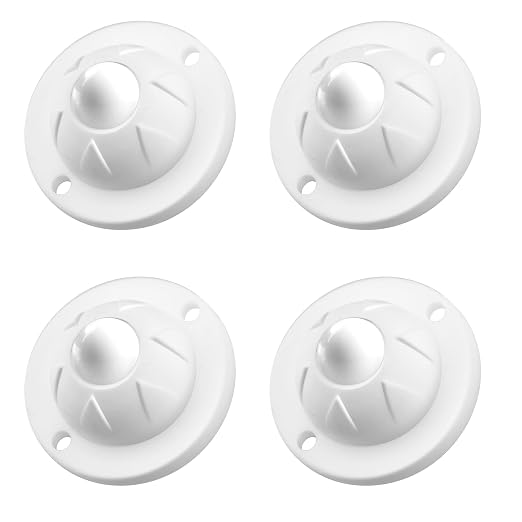 PlusRoc 4 Pack Self Adhesive Caster Wheels by PlusRoc