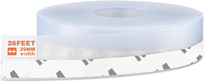 26 Feet Silicone Seal Strip, Door Weather Stripping Window Sealing Tape by MIKOSI