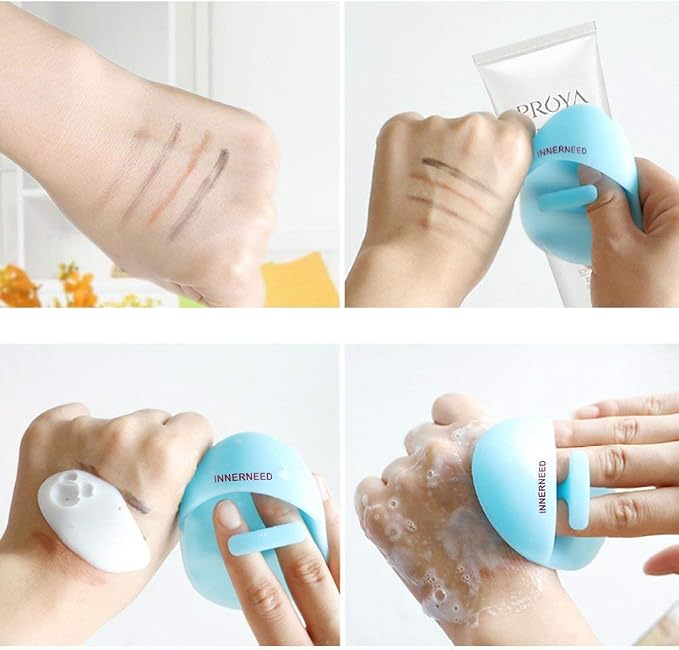 INNERNEED Super Soft Silicone Face Cleanser and Massager Brush Manual Facial - Image 7