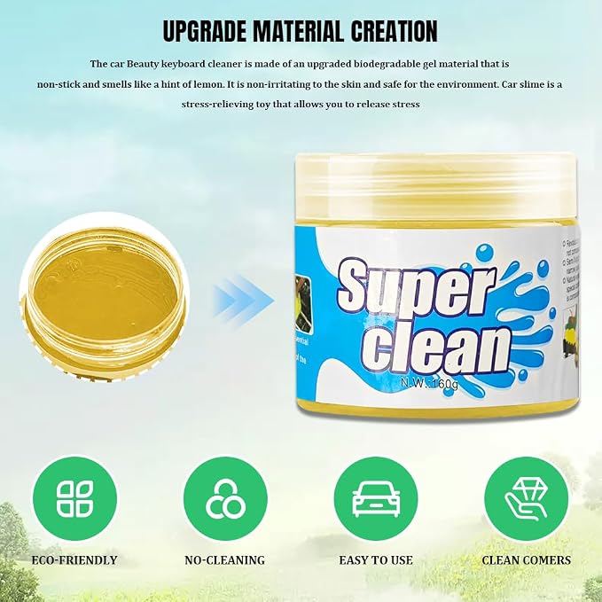Car Cleaning Gel, Car Cleaning Supplies, Car Cleaning Putty, Universal Car - Image 3