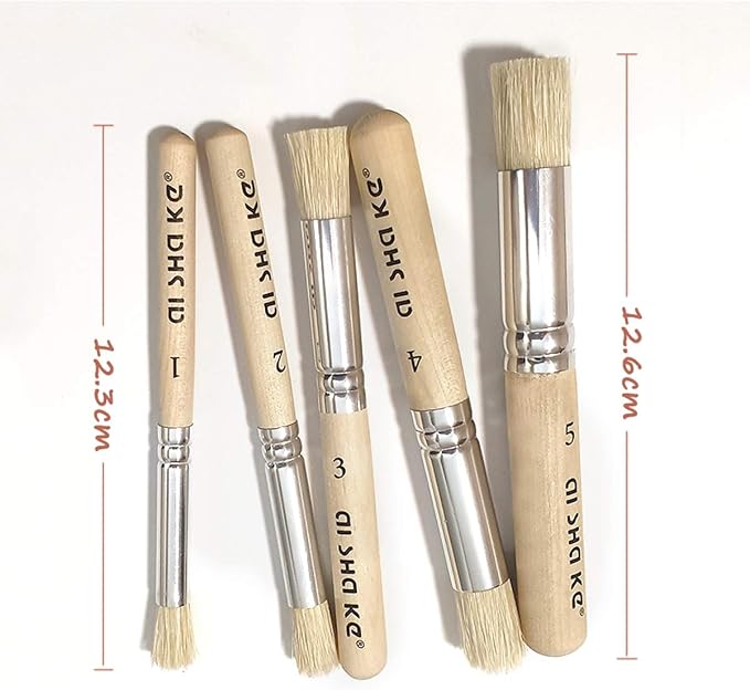 Auhoahsil Stencil Brushes Set, Stencil Projects, Card Making, Crafts and - Image 2