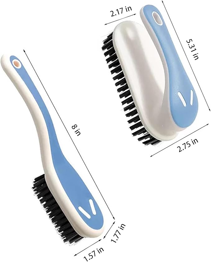 2 Pack Laundry Scrub Brush Cleaning Tool, Stain Remover Brush, Soft Bristle - Image 3