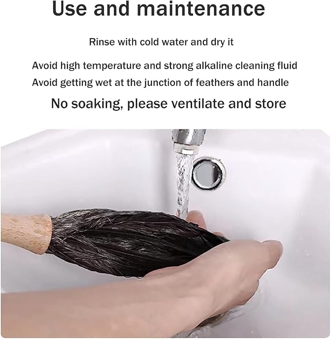 Ostrich Feather Duster for Cleaning-Furniture Dusters - Image 8