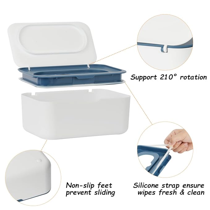 2 Pack Wipes Dispenser, Wipe Holder - Image 3