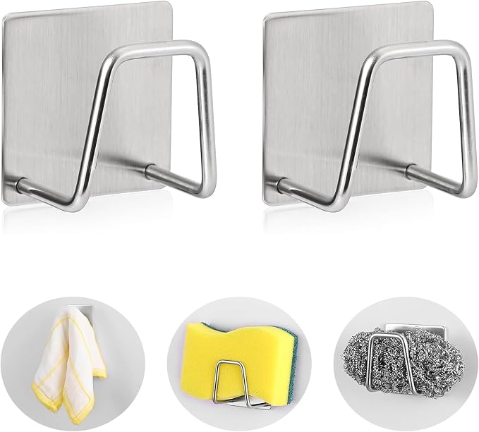 2-Pack Stainless Steel Sponge Holder by Luckyiren