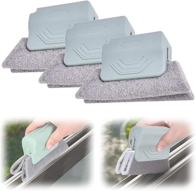 Magic Window Track Cleaner, 2026 New Window Groove Cleaning Brush, Handheld by Punhail