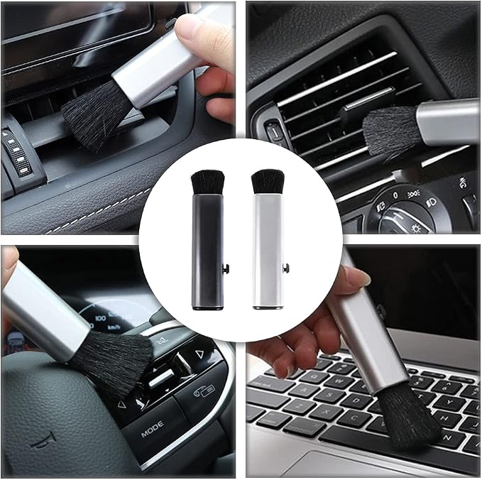 2 Pcs Retractable Keyboard Cleaning Brush Computer Cleaning Tool Dust Removal - Image 7