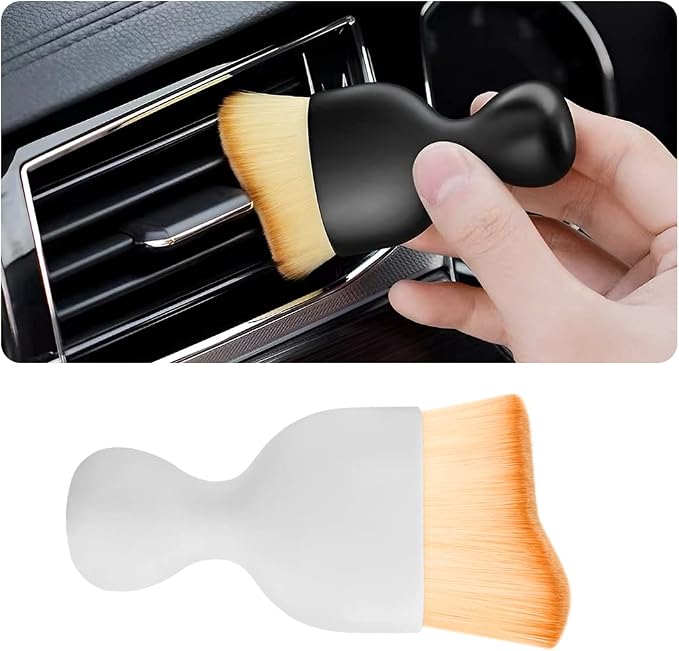 Blilo Car Interior Detailing Brush, Auto Soft Hair Cleaning Brushes, Curved by Blilo