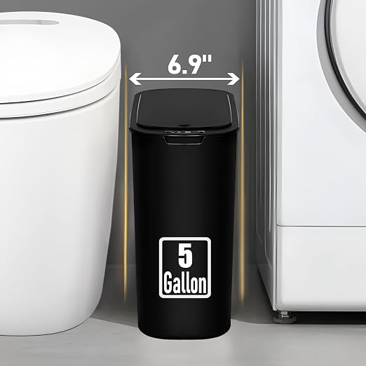 TIPGO 5 Gallon Motion Senor Bathroom Trash Can - Image 6