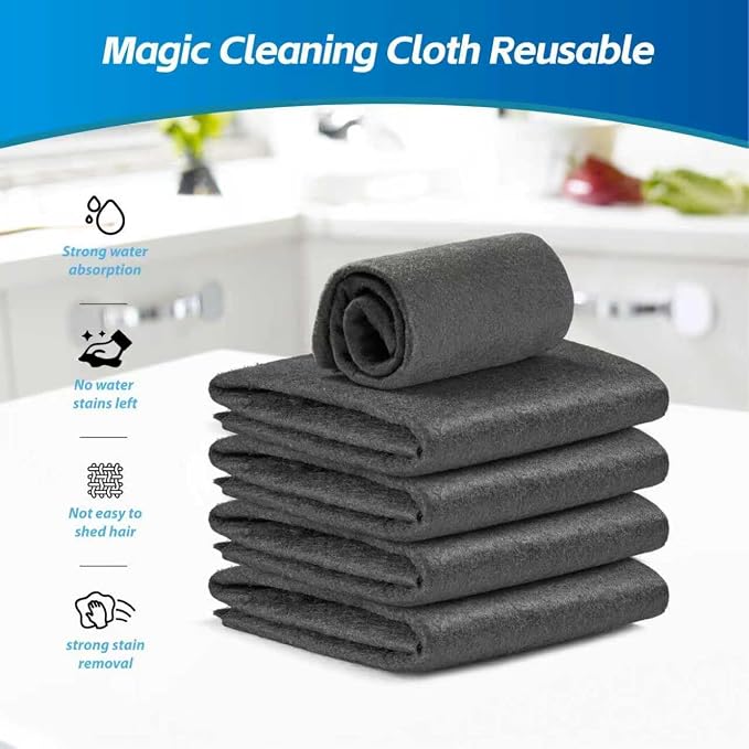 Thickened Magic Cleaning Cloth for Glass, Cleaning Rags Wipes for Windows - Image 7