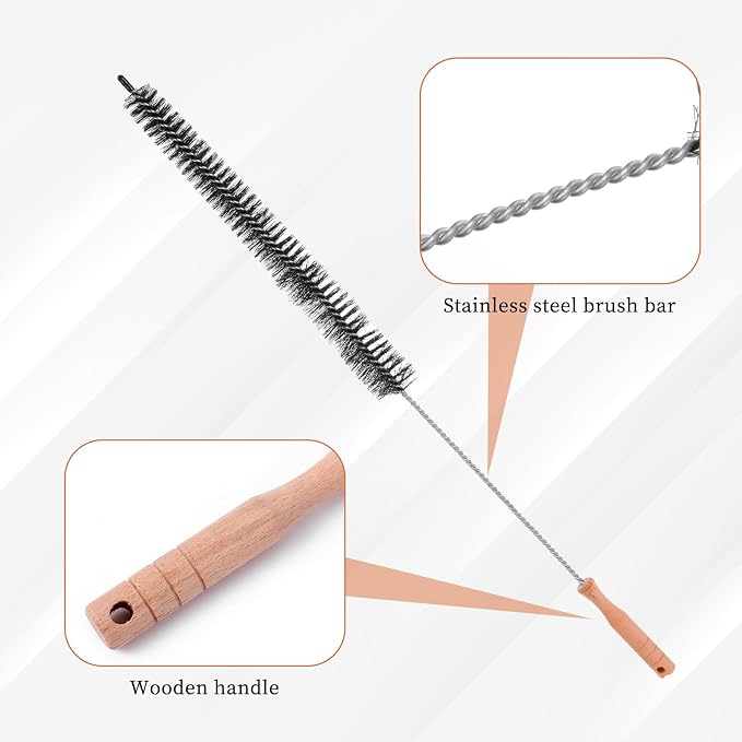 Cleaning Brush for Radiator, Dryer Lint Brush Radiator Duster Brushes Vent - Image 3