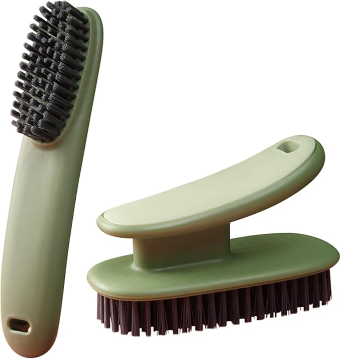 Household Small Scrub Brushes Laundry Cleaning Board Brush Easy Grip Shoe Brush by Ganganmax