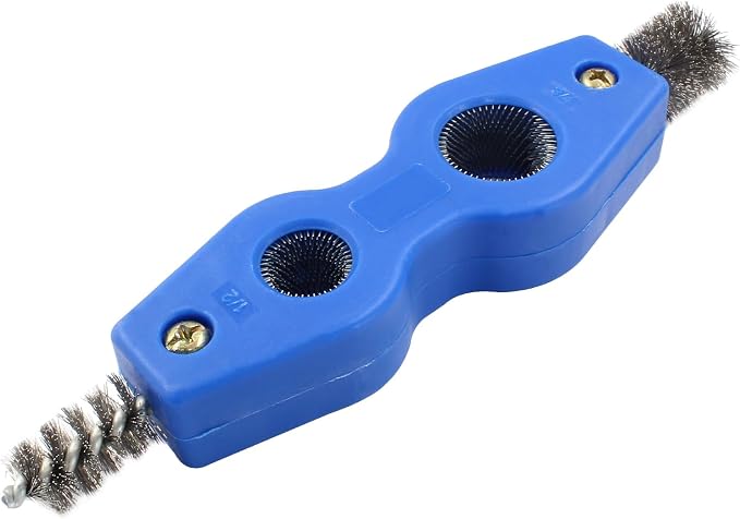BokWin 1 Pcs 4-in-1 Copper Tubing Cleaner Tool Steel Bristles Deburring Brush by Unknown