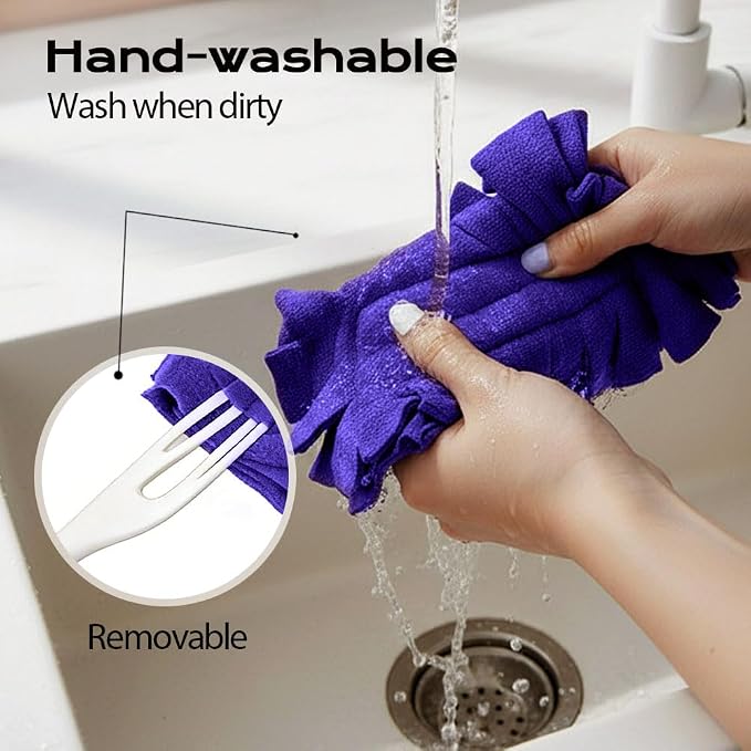 Reusable Dusters for Cleaning, 360° Washable Duster Pads, Heavy Duty Reusable - Image 4