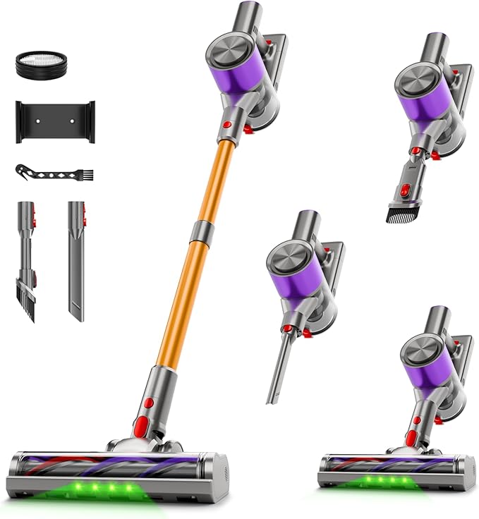 Cordless Stick Vacuum Cleaner, 38Kpa Powerful Suction Vacuum Cleaner by Unknown