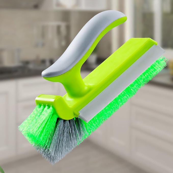 Heavy Duty Corner Cleaning Tool Flexible Bristles Storage Hole Comfort Grips - Image 7