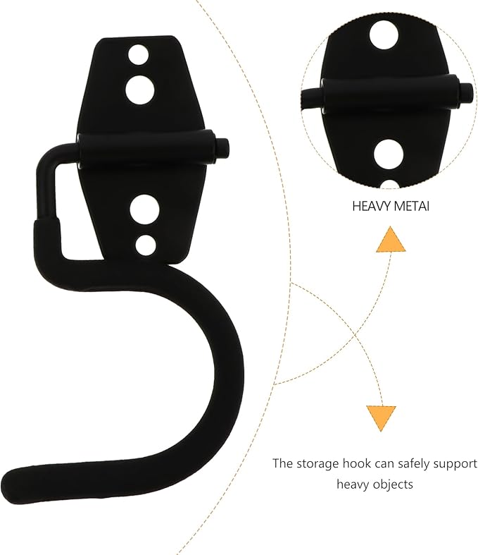 Angoily Broom Hooks 5PCS Broom Mop Hook Wall Hangers Heavy Duty Wall Mounted - Image 6