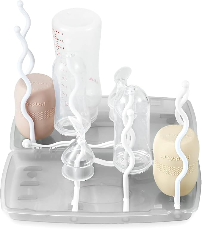 PandaEar Travel Bottle Drying Rack Space Saving| Portable Baby Bottle Dry Rack| - Image 2