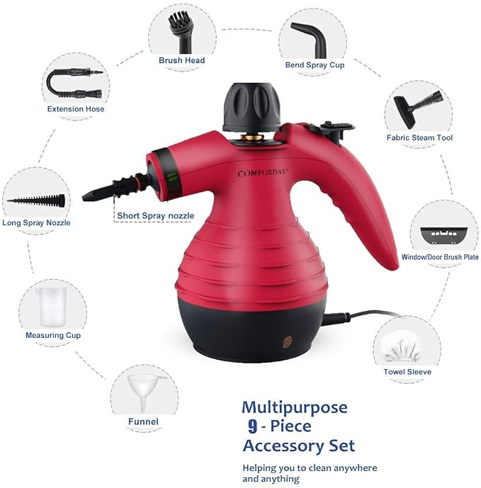 Comforday Handheld Pressurized Steam Cleaner - Image 2