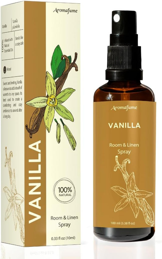Vanilla Room, Linen & Pillow Spray by Aromafume | 100ml/3.38 fl oz | by Aromafume