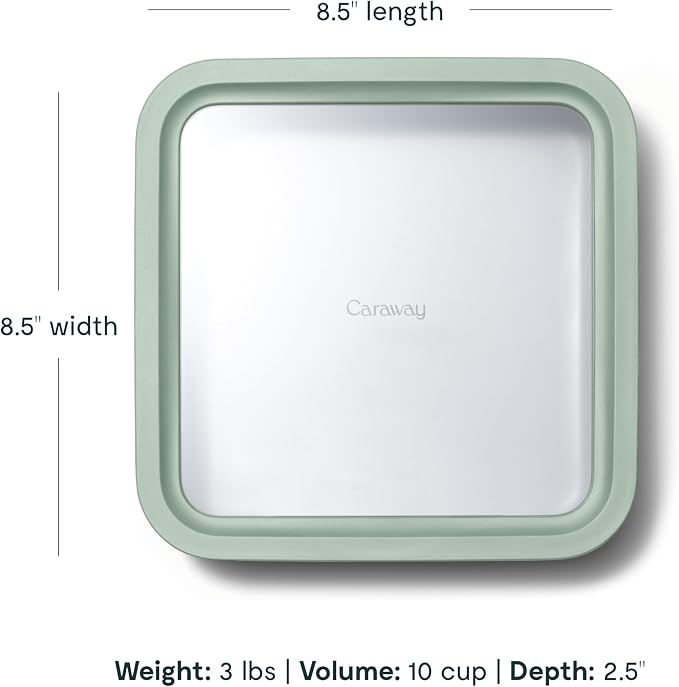 Caraway 6pc Glass Food Storage Set – 10 Cup Food Containers - Image 3