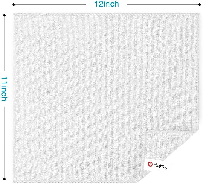 Orighty White Microfiber Cleaning Cloth, Microfiber Towels - Image 4