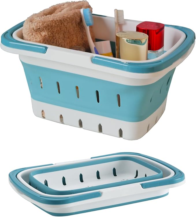 Portable Folding Plastic Bath Caddy by Unknown