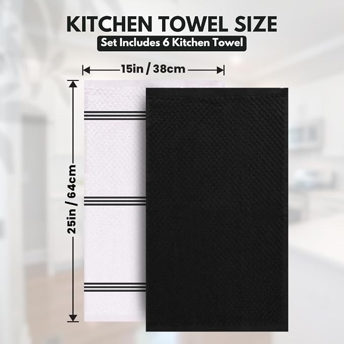 Infinitee Xclusives 100% Cotton Kitchen Towels - Image 4