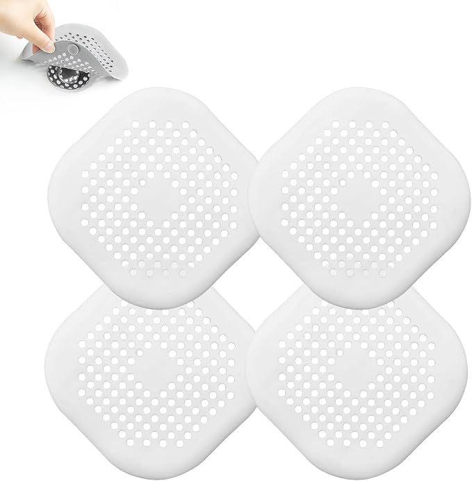 4 Pieces Drain Covers Hair Stopper by Philbinden