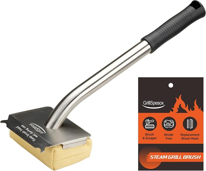 Grill Brush Bristle Free-Steam Grill Brush by Unknown