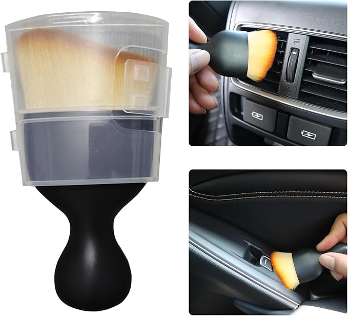 Car Interior Detailing Brush Soft Bristle Detail Brushes, Dash Duster Cleaning by LCWYORH