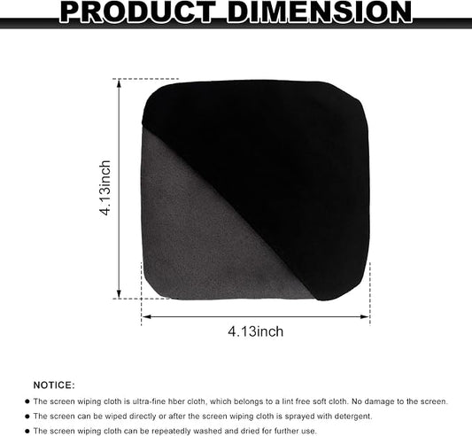 Car Screen Cleaner, Soft Microfiber Cloth Touch Screen Wipe Square Cleaning Tool - Image 2