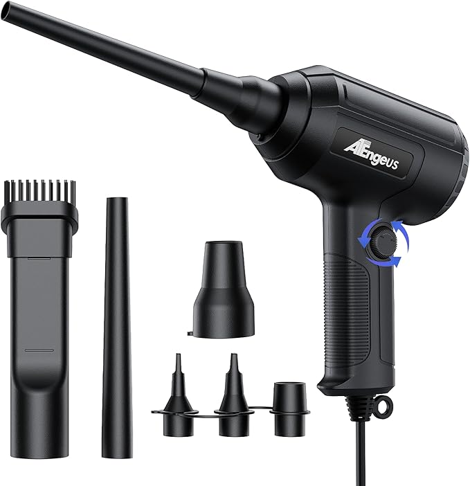 ATEngeus Air Duster, Stepless Speed Electric Air Duster, Keyboard Cleaner by ATEngeus