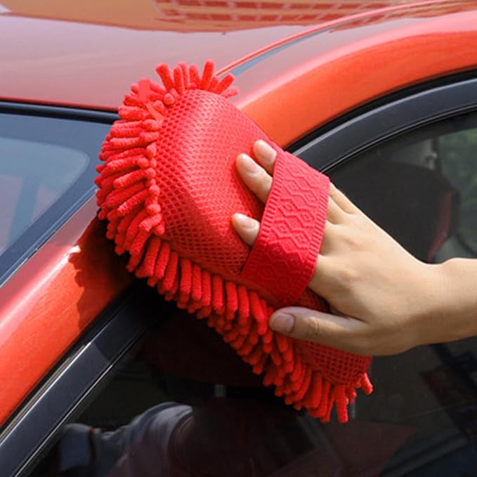 Microfiber Car Wash Sponge, Scratch-Free Vehicle Washing Mitt - Image 6