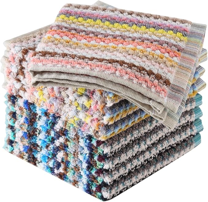 Oeleky Kitchen Dishcloths for Washing Dishes, Ultra Absorbent Dish Rags - Image 9