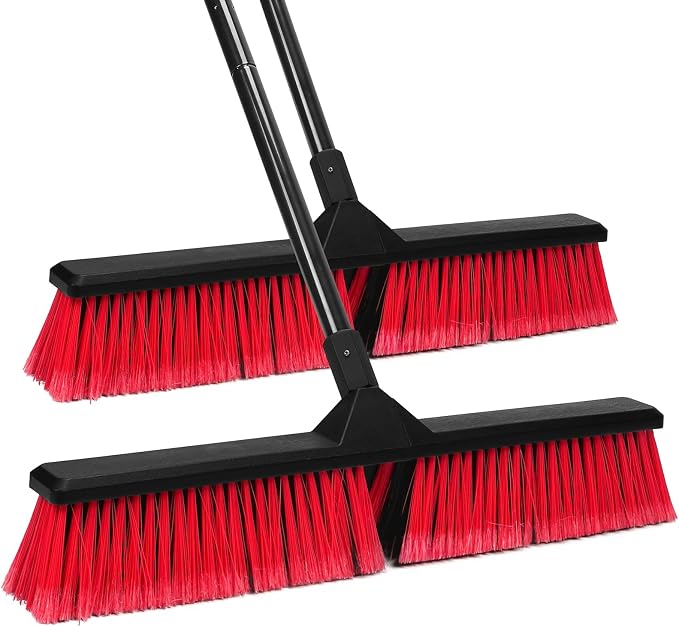 2PK 24" Push Broom Outdoor by TrueYee