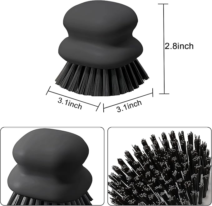 2Pack Dish Scrub Brush, Palm Brush Dish Scrubber - Image 5