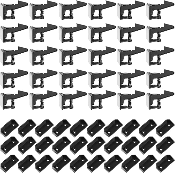 Tuanse 30 Pcs Cabinet Locks Invisible Safety Drawer Latches by Tuanse