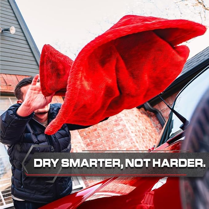 Blackline Car Drying Towel - 2ft x 3ft XL-Popular Pick Among Detailing Pros - - Image 6