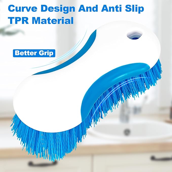 6.3" Multi Purpose Heavy Duty Scrub Brush - Image 3