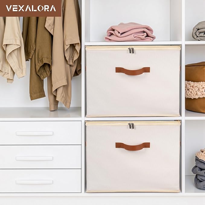 Shoe Organizer Box 2 Pack, Shoe Storage Organizer - Image 2