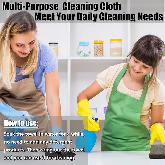 KTT Thickened Magic Cleaning Cloth, Reusable Microfiber Cleaning Cloth.Lint - Image 6