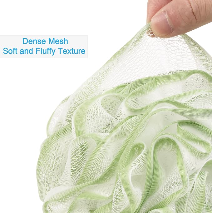 AmazerBath Loofah Sponge 60g/Piece, Exfoliating Bath Sponge Body Scrubber - Image 5