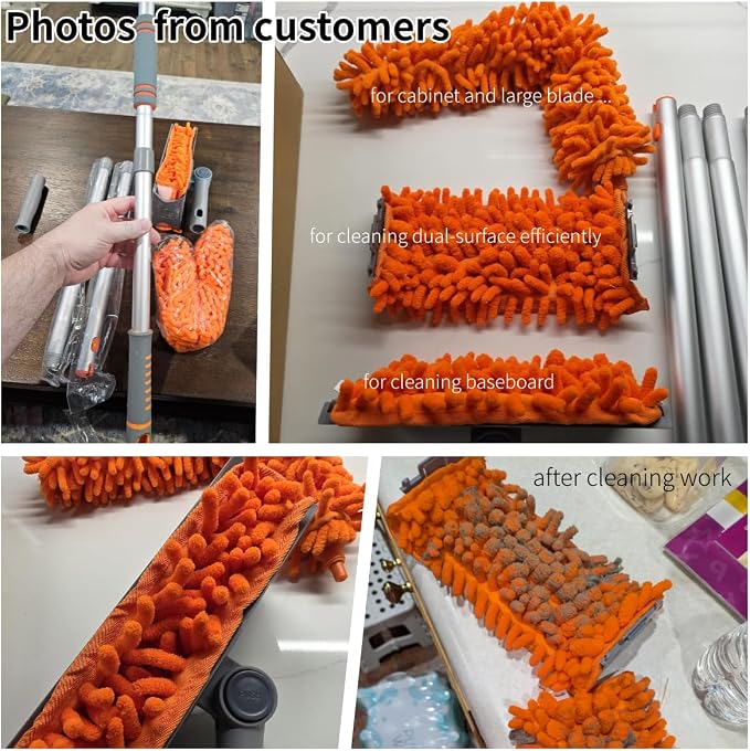 Ceiling Fan Cleaner Duster, Reusable Cleaning Tool - Image 9