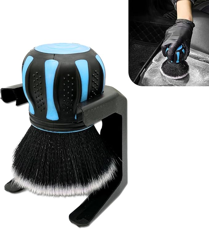 Car Detailing Brush, Non-Slip Handle Ball-Shaped Multi-Function Cleaning Tool by Unknown