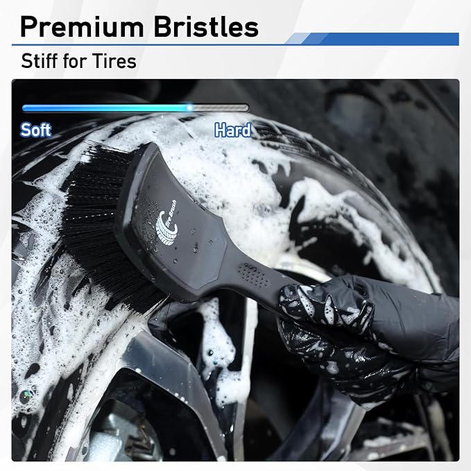 2Pack Car Tire & Wheel Brush Set - Image 4
